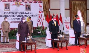 Gubernur Ansar dan Wagub Marlin Ikuti Pidato Presiden Jokowi
