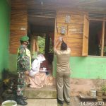Koramil 05/Midai Lakukan Pendataan Warga Yang Belum di Vaksinasi