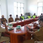 Babinsa Sertu Syaiful Hadiri Rapat Koordinasi Kecamatan Bunguran Batubi, Bahas Percepatan Vaksinasi