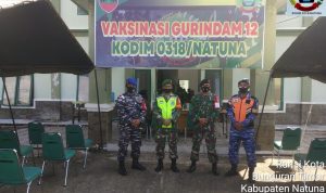 Peringati HUT TNI Ke-76, Vaksinasi Gurindam 12 Kodim 0318/Natuna di Galakkan Peringati HUT TNI Ke-76, Vaksinasi Gurindam 12 Kodim 0318/Natuna di Galakkan