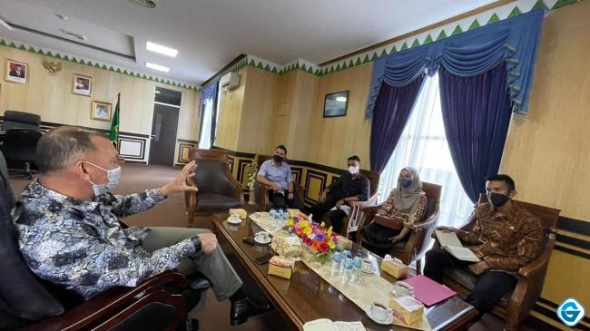Wabup Rodhial Huda Sambut Kunjungan IKATEMA, Diskusi Terkait Perminyakan
