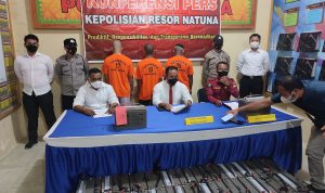 Satreskrim Polres Natuna Berhasil Bekuk 3 Pelaku Pencurian Baterai Mesin UPS Milik RSUD