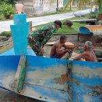Cuaca Tak Menentu, Babinsa Koramil 06/Serasan Himbau Nelayan Subi Waspada Saat Melaut