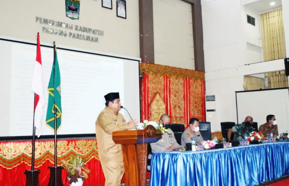 Suhatri Bur Pimpin Rakor Percepatan dan Evaluasi Pelaksanaan Vaksinasi Covid-19