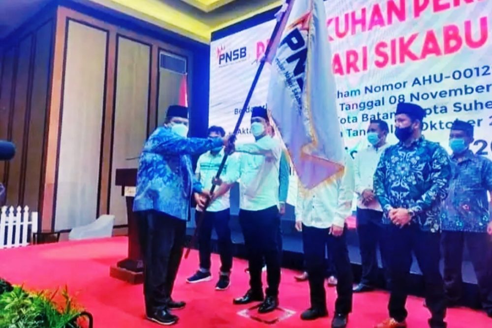 Bupati Padang Pariaman Hadiri Acara Pengukuhan PNSB di Batam