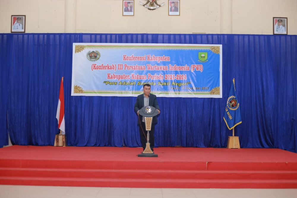 Konferkab III PWI Kabupten Natuna Resmi di Buka