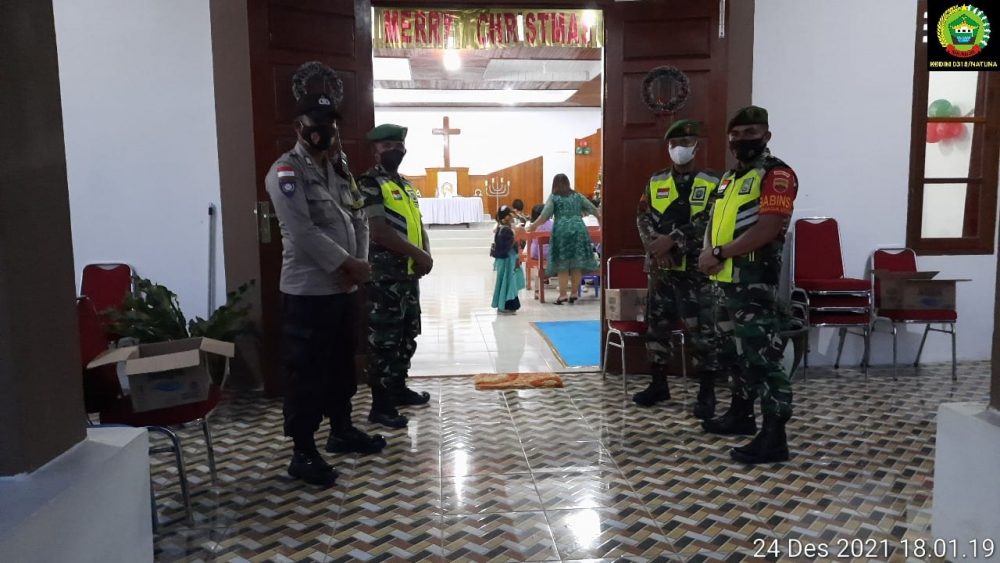 Kodim 0318/Natuna Maksimalkan Jajaran dan Personil, Amankan Perasaan Natal 2021