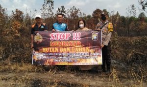 Antisipasi Kebakaran Hutan dan Lahan, Polres Bintan Berikan Himbauan Stop Karhutla
