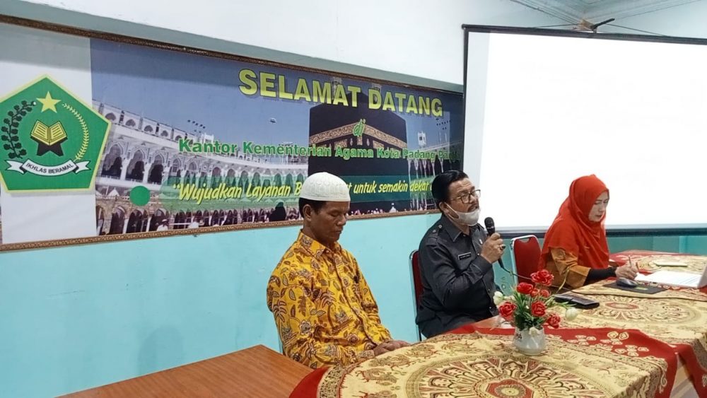 Kemenag Padang Panjang Gelar FGD Finalisasi Evidence PMPZI