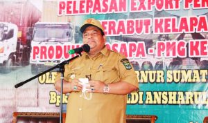 Bupati Padang Pariaman Launching Pelepasan Ekspor Perdana Serabut Kelapa Produksi KOSAPA PMG Bupati Padang Pariaman Launching Pelepasan Ekspor Perdana Serabut Kelapa Produksi KOSAPA PMG