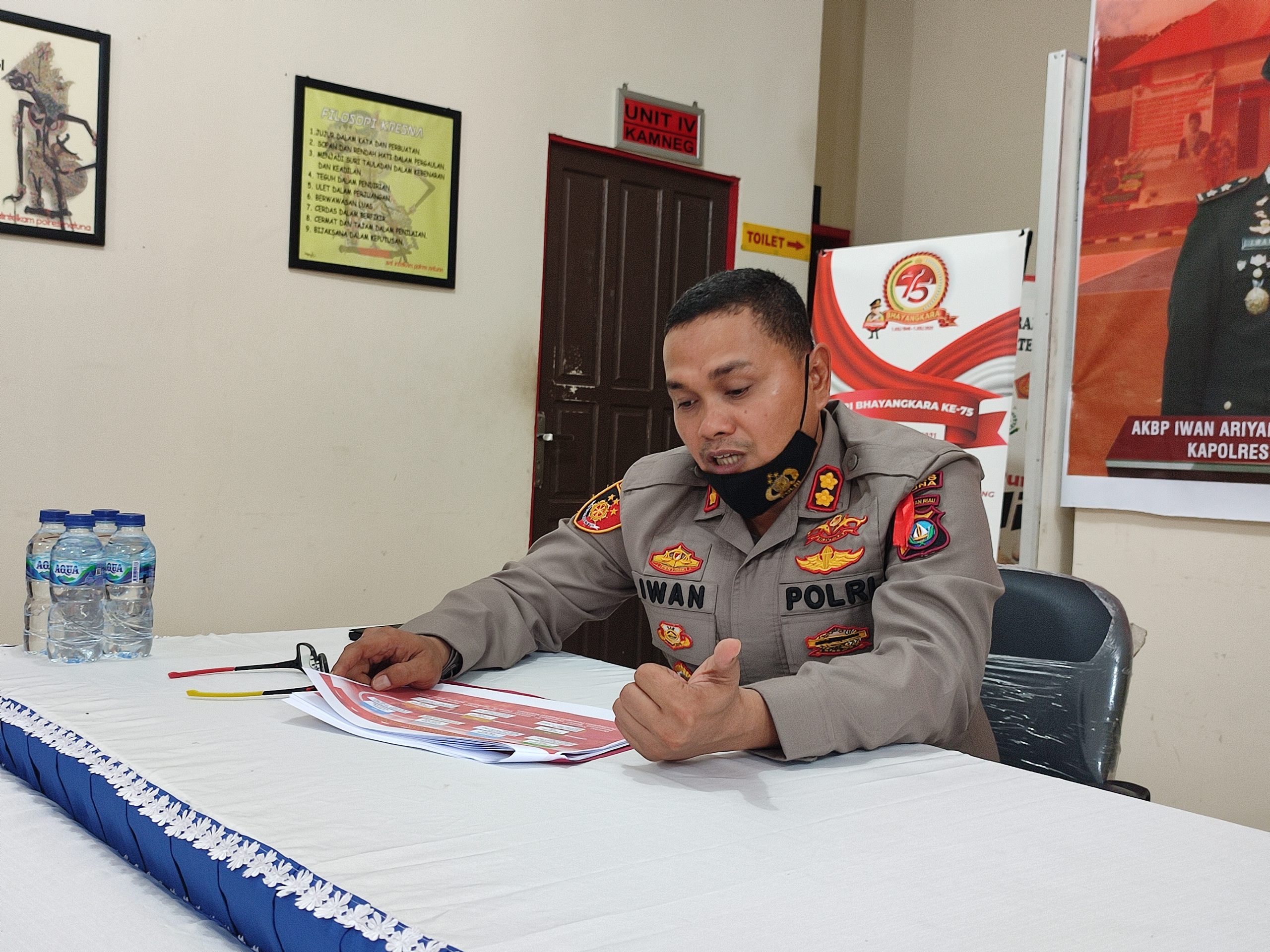 Berikut Rilis Capaian Polres Natuna Sepanjang Tahun 2021