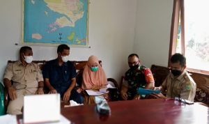 Wujudkan ODF Desa Air Ringau, Babinsa Koramil 06/Serasan Laksanakan Koordinasi