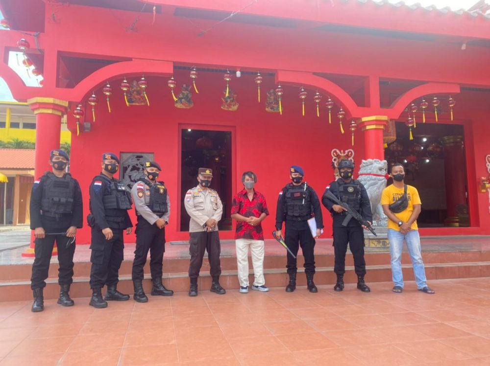 Jamin Keamanan dan Kenyamanan Beribadah Imlek tahun 2022, Polres Bintan lakukan Pengamanan di Sejumlah Vihara