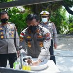 Kapolres Bintan Lakukan Pemeriksaan Sarana Protokol Kesehatan di Resort Nikoi Island Salah Satu Tempat Wisata