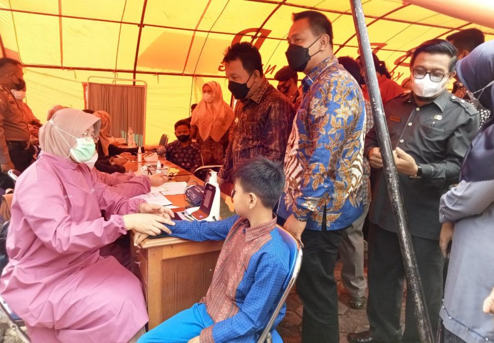 Kakankemenag Hadiri Launching Vaksinasi Covid-19 Anak Usia 6-11 Tahun