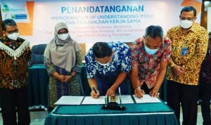 Uji Klinis Vaksin Merah Putih, RS Unand Teken MoU Secara Hybrid Melalui Zoom