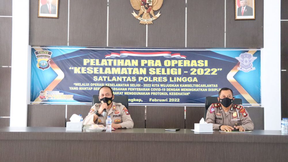 Maksimalkan Operasi Keselamatan Seligi 2022, Polres Lingga Laksanakan Latihan Pra Ops Maksimalkan Operasi Keselamatan Seligi 2022, Polres Lingga Laksanakan Latihan Pra Ops