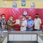 Silaturahmi Ke KPU, Bahas NPHD Pemilu 2024