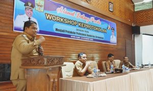 Bupati Padang Pariaman Buka Workshop Keprotokolan Daerah Tahun 2022