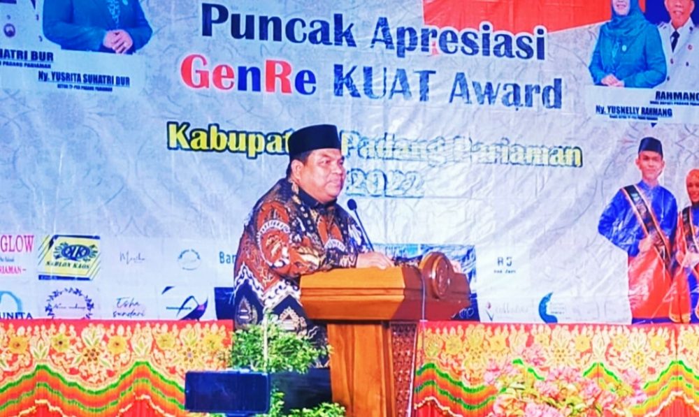 DPPKB Kabupaten Padang Pariaman Gelar Acara Puncak Apresiasi Duta Genre dan Genre KUAT Award Tahun 2022