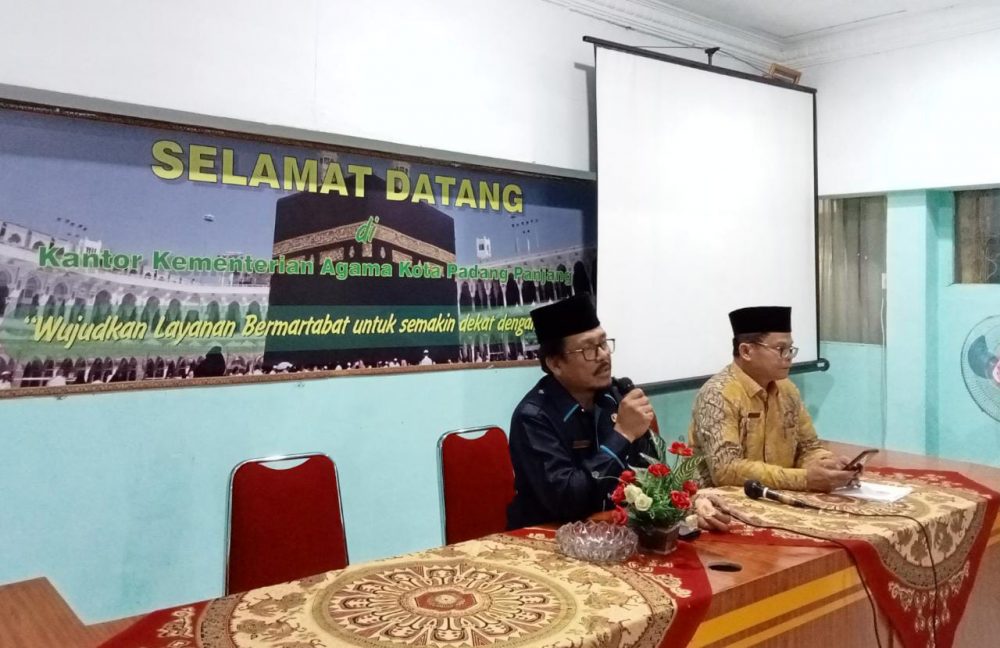 Pembentukan Pengurus BWI Kota Padang Panjang Dilaksanakan di Kemenag