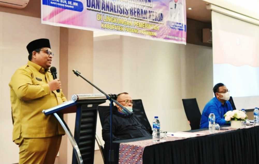 Bupati Padang Pariaman Buka Kegiatan Anjab dan ABK Bupati Padang Pariaman Buka Kegiatan Anjab dan ABK