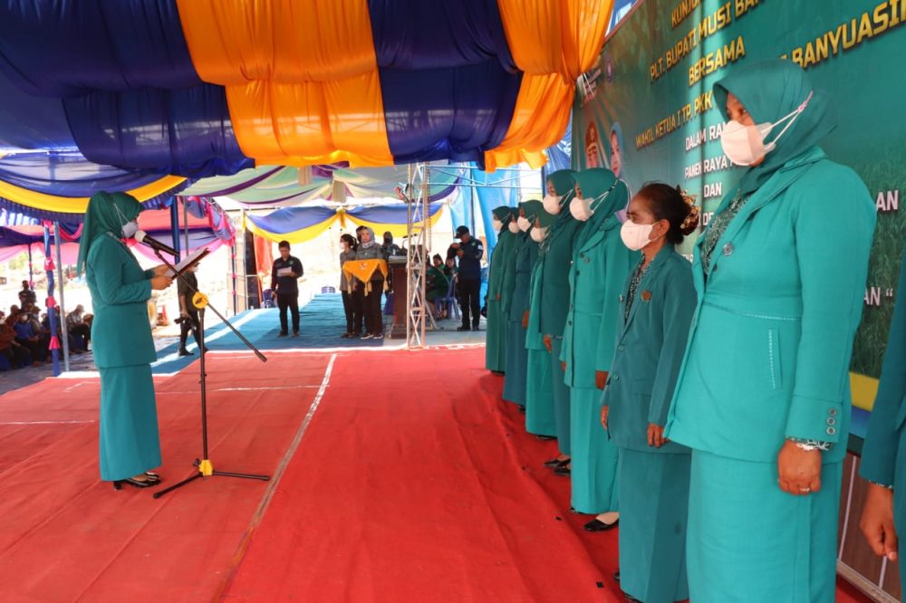 Usai Dilantik, Ini Pesan Plt Bupati Beni Hernedi untuk PKK Kecamatan Lalan