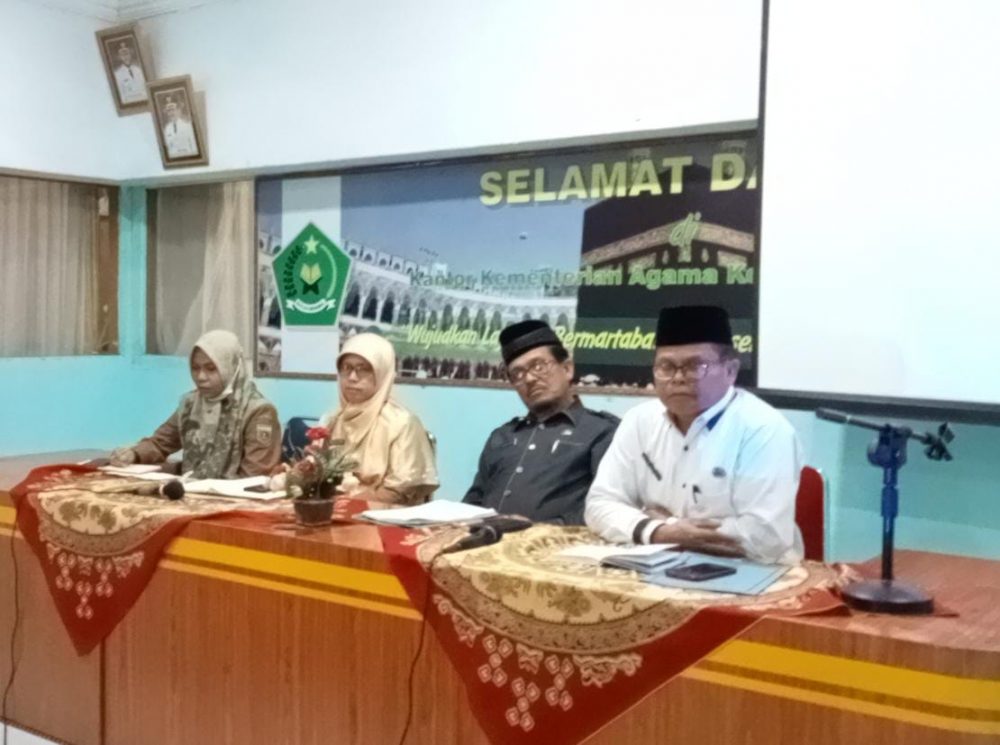 Rapat Penetapan Konversi Zakat Fitrah di Gelar di Kankemenag