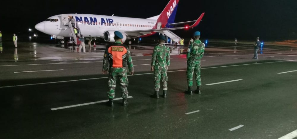 Lanud RSA Dukung Maskapai NAM Air Mendadak Terbang Malam Lanud RSA Dukung Maskapai NAM Air Mendadak Terbang Malam