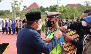 Polres Bintan Laksanakan Apel Gelar Pasukan Operasi Ketupat Seligi 2022