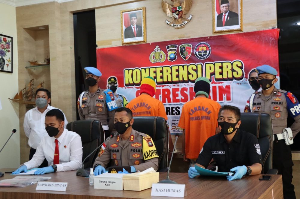 Polres Bintan Tangkap Pelaku Tindak Pidana Penempatan PMI Ilegal