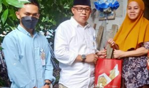 Bank Riau Kepri, Capem Tarempa Berbagi Sembako Bulan Ramadhan 1443 H