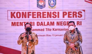 Mendagri Lakukan Kunker Dalam Rangka Launcahing Vaksinasi Booster dan Monitoring dan Evaluasi Program Strategis di Provinsi Kepri