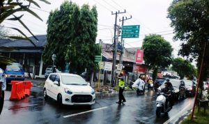 Personil Khusus Pengatur Lalulintas Lebaran Idul Fitri 1443 H di Kota Pariaman Bekerja Ekstra