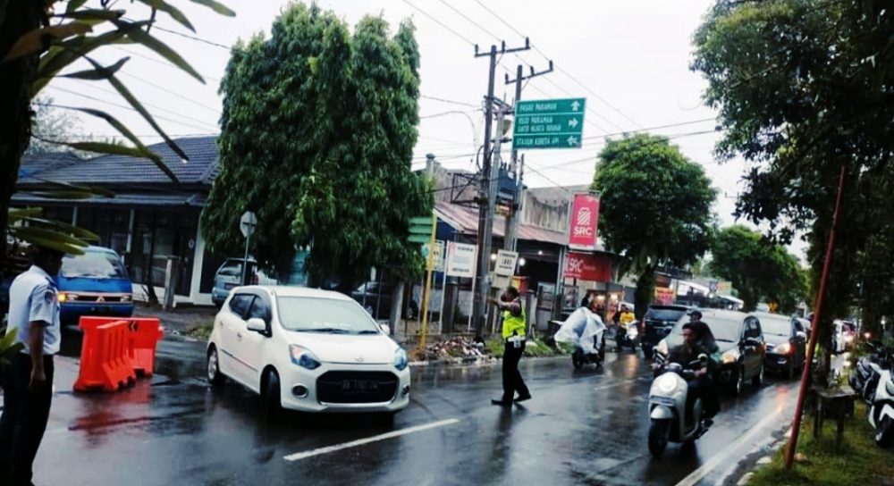 Personil Khusus Pengatur Lalulintas Lebaran Idul Fitri 1443 H di Kota Pariaman Bekerja Ekstra
