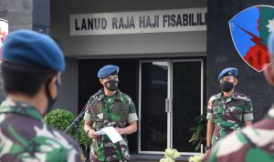 Danlanud RHF Pimpin Apel Khusus Halal Bihalal Idul Fitri 1443 H/2022 M