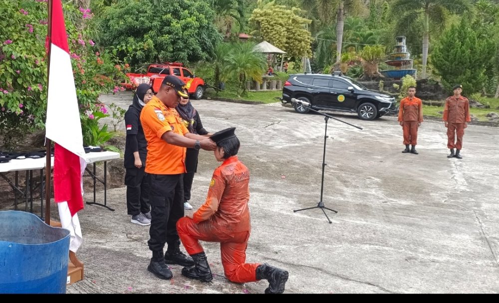 Basarnas Natuna Gelar Tradisi Pembaretan Kepada 30 CPNS dan 2 PPNPN