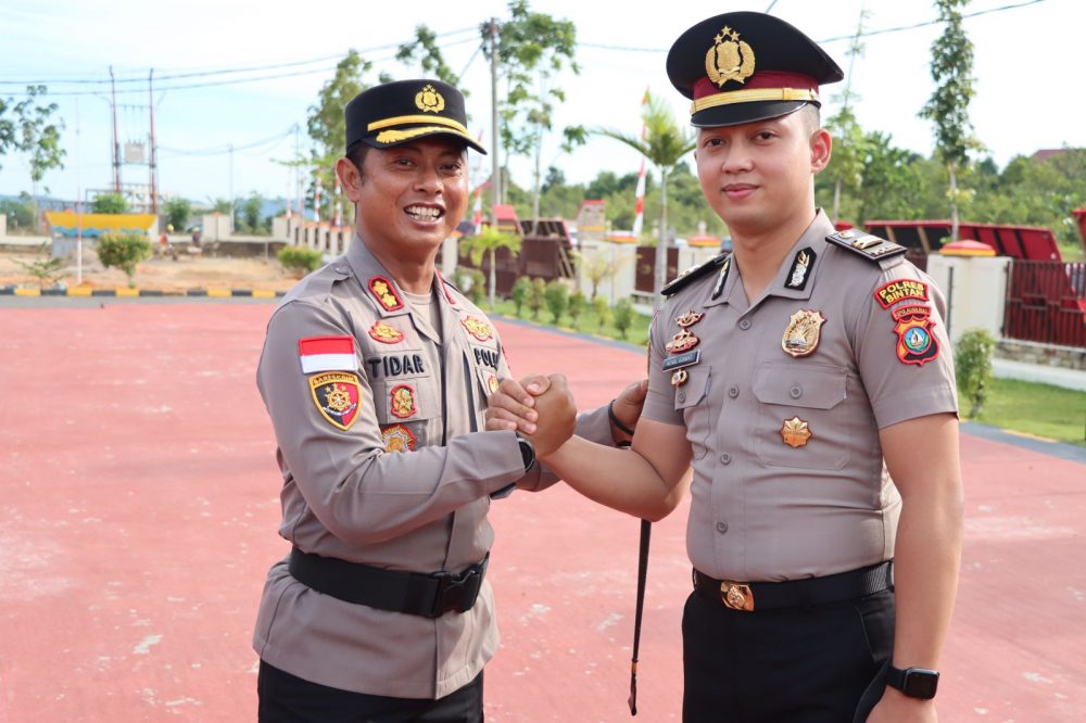Kenaikan Pangkat 18 Personil Polres Bintan Dihari Bhayangkara Ke-76