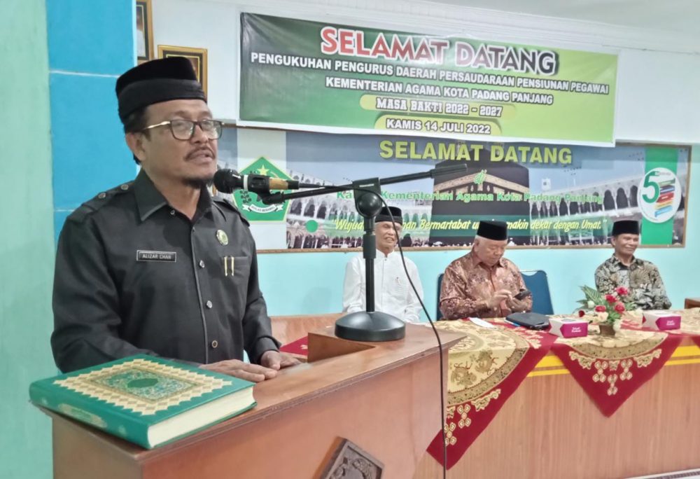 21 Orang Pengurus PPPKA Kemenag Padang Panjang Dikukuhkan