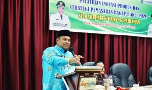 Disdagnakerkop UKM Kab Padang Pariaman Gelar Pelatihan Inovasi Produk dan Strategi Pemasaran Bagi Pelaku UMKM