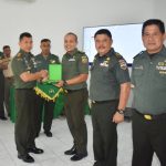Dandim 0315/Tanjungpinang Pimpin Korps Raport Pindah dan Masuk Satuan Perwira dan Bintara Kodim 0315