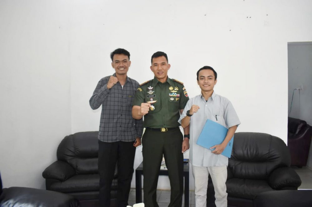 Dandim 0315/Tanjungpinang Terima Kunjungan Audiensi Mahasiswa Ekonomi Umrah Bahas Economy Spektakuler Entreprenuer 2022