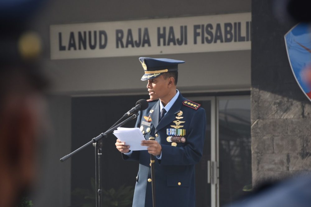 Dilandasi Semangat Kepahlawanan 29 Juli 1947, Lanud RHF Peringati Hari Bakti TNI AU Ke-75