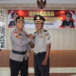 Kapolres Bintan Pimpin Upacara Kenaikan Pangkat Pengabdian Kompol Junaidi