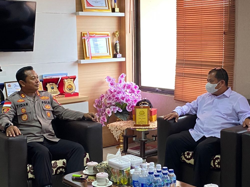 Kapolres Bintan Terima Audiensi Dan Silaturahmi Bawaslu Kabupaten Bintan