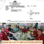 Pasca Terbitnya SP2HP Ke 4, Cindai Akan Kawal Terus Proses Hukum PT. MIPI Di Polres Bintan Pasca Terbitnya SP2HP Ke 4, Cindai Akan Kawal Terus Proses Hukum PT. MIPI Di Polres Bintan