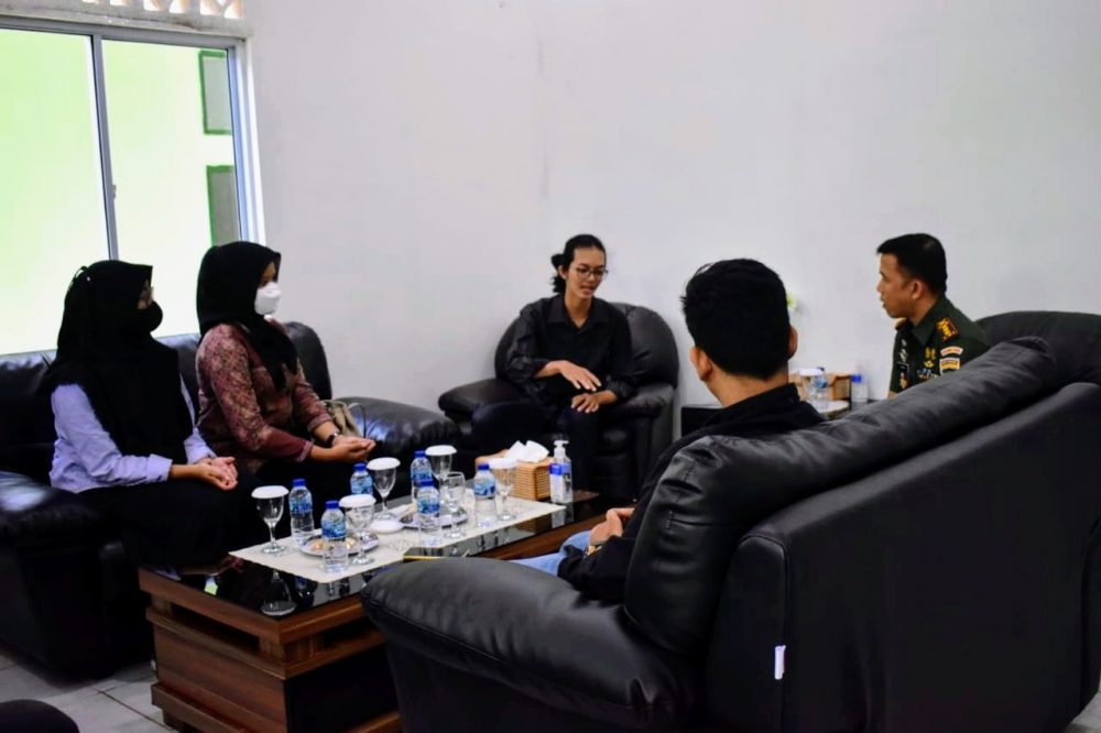 Terima Audiensi Mahasiswa HMKT, Dandim 0315/Tanjungpinang : Kita Support Rencana Baksos Terkait Penanaman Bibit Mangrove