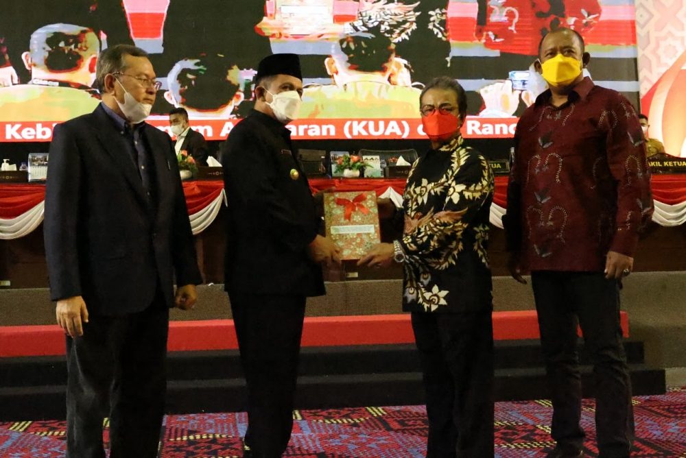 DPRD Kepri Rapat Paripurna Rancangan KUA PPAS APBD Perubahan 2022