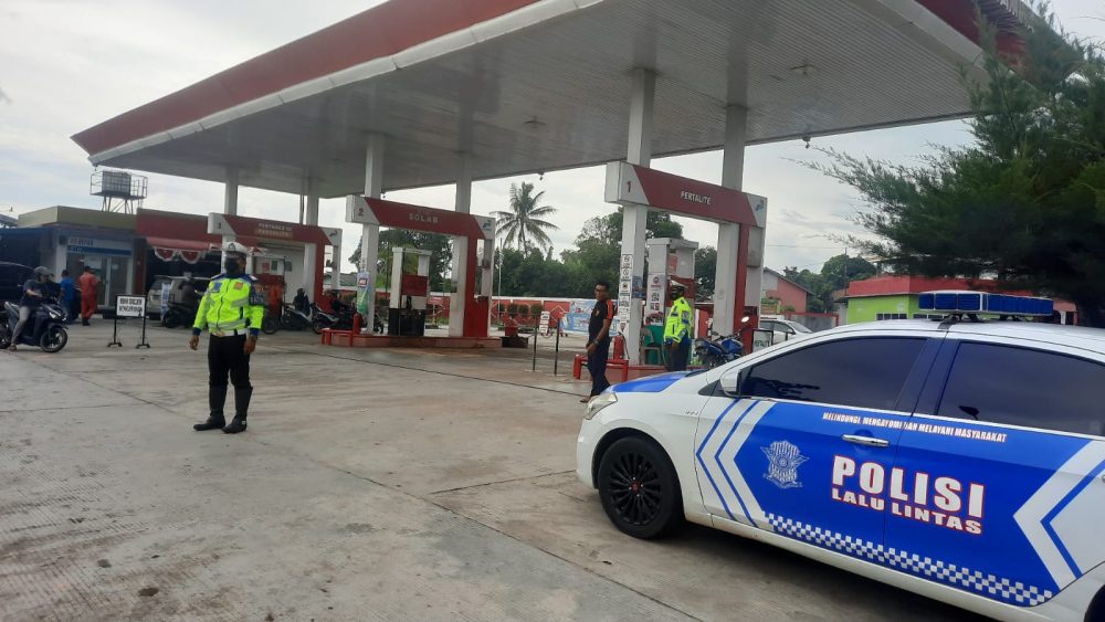 Pasca Kenaikan Harga BBM Di Wilayah Kabupaten Bintan, Polres Bintan Lakukan Pengamanan, Pastikan Kamtibmas Kondusif