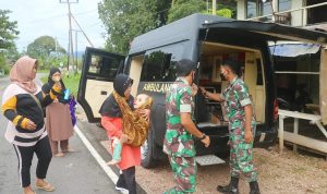 Salut! Ini Yang Dilakukan Danlanud RSA Terhadap Anak Pengidap Penyakit Hidrosefalus
